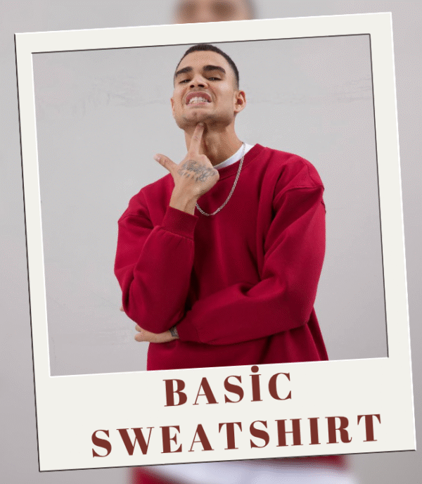 Basic Bisiklet Yaka Sweat's