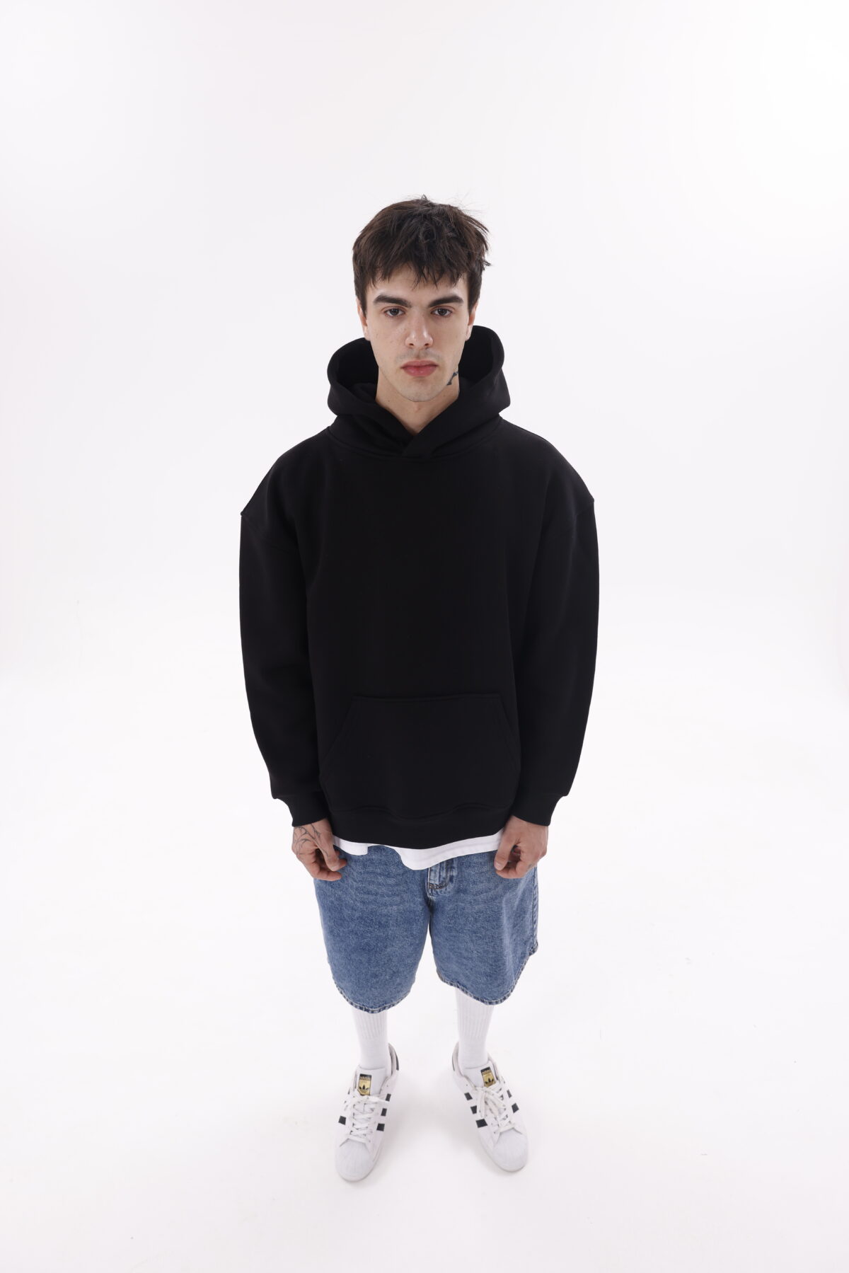Basic Oversize Hoodie's (Düz Renk Kapüşonlu) - Görsel 7