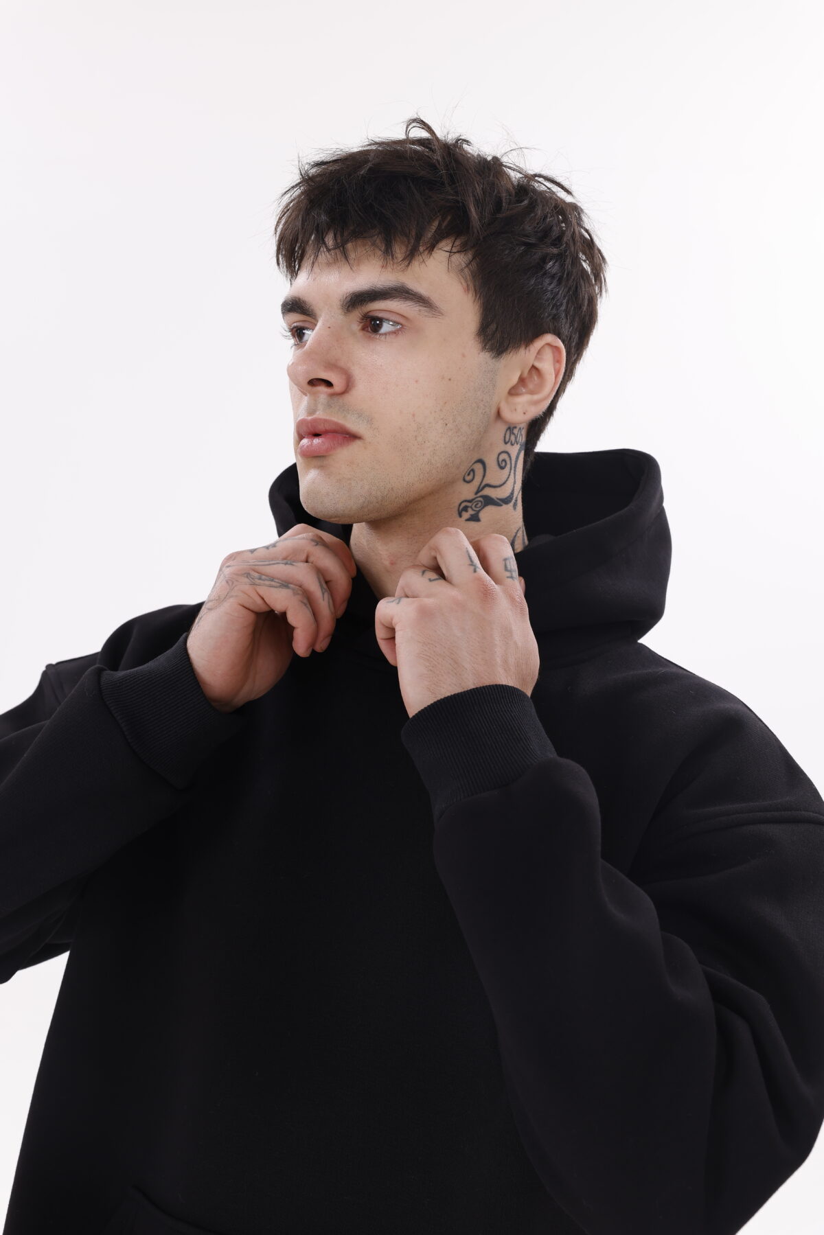 Basic Oversize Hoodie's (Düz Renk Kapüşonlu) - Görsel 8