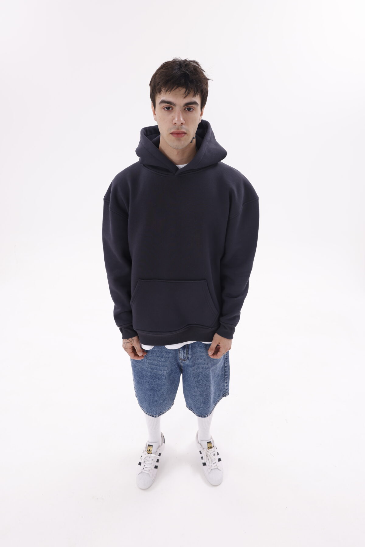 Basic Oversize Hoodie's (Düz Renk Kapüşonlu) - Görsel 16
