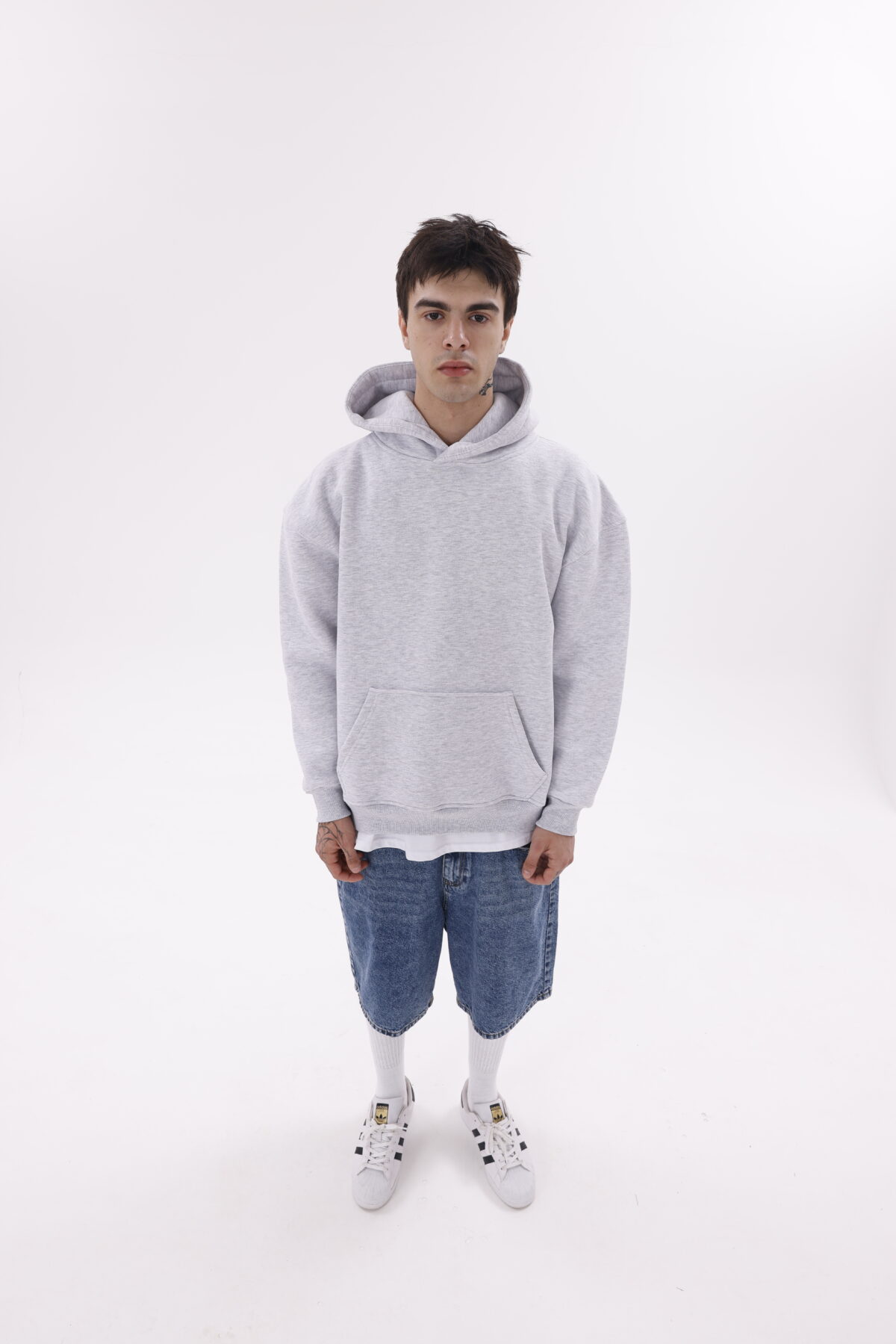 Basic Oversize Hoodie's (Düz Renk Kapüşonlu) - Görsel 19