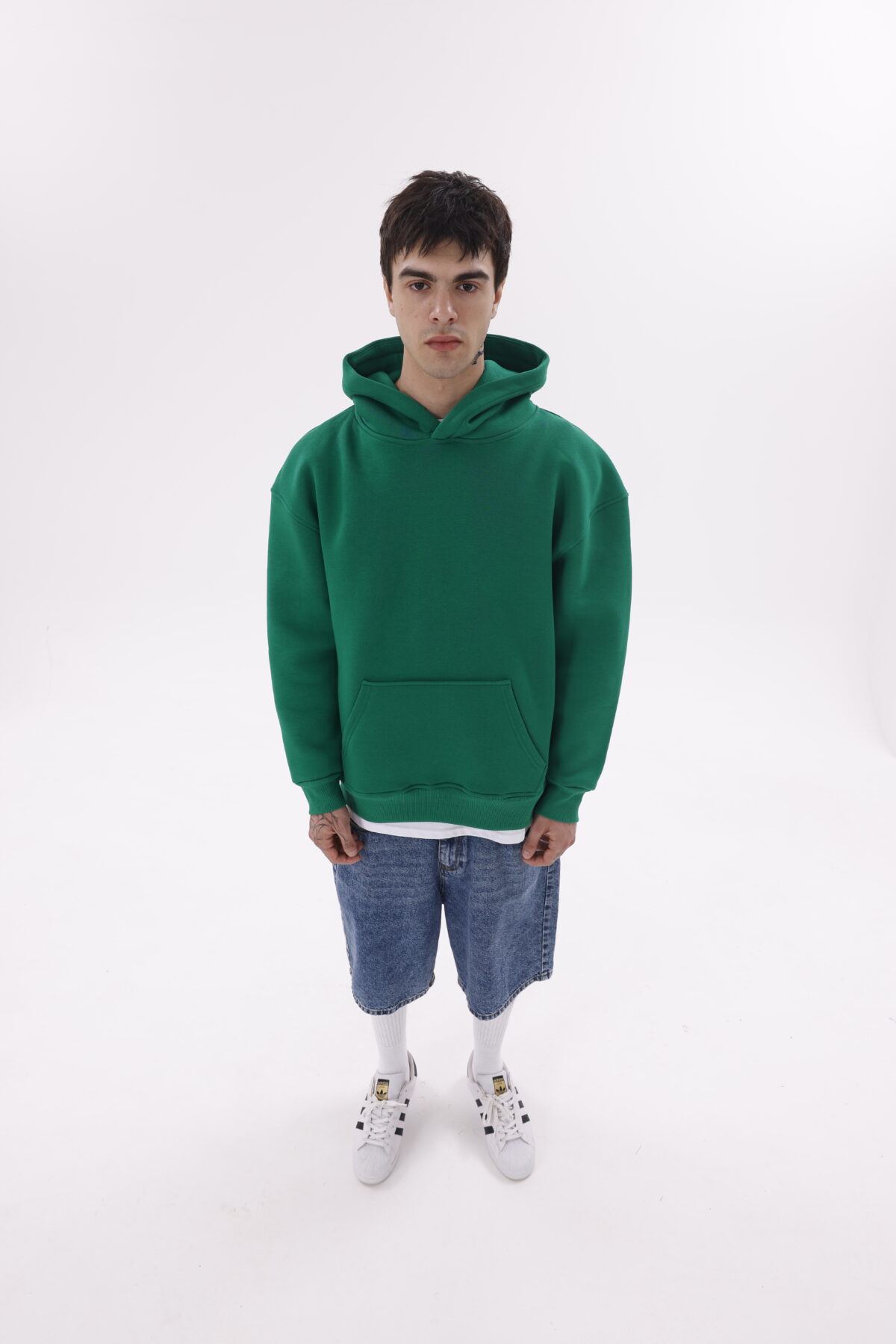 Basic Oversize Hoodie's (Düz Renk Kapüşonlu) - Görsel 12