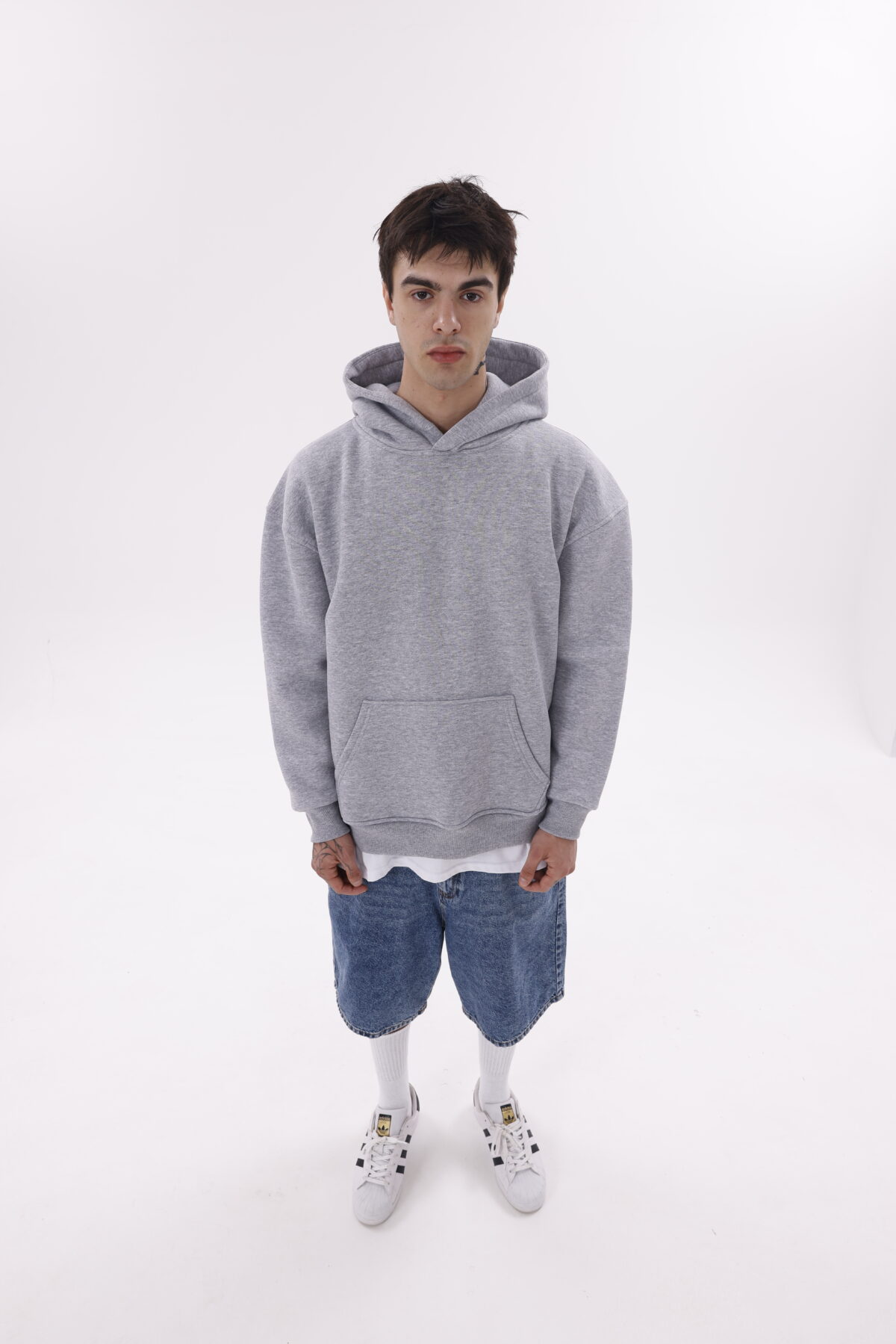 Basic Oversize Hoodie's (Düz Renk Kapüşonlu) - Görsel 28
