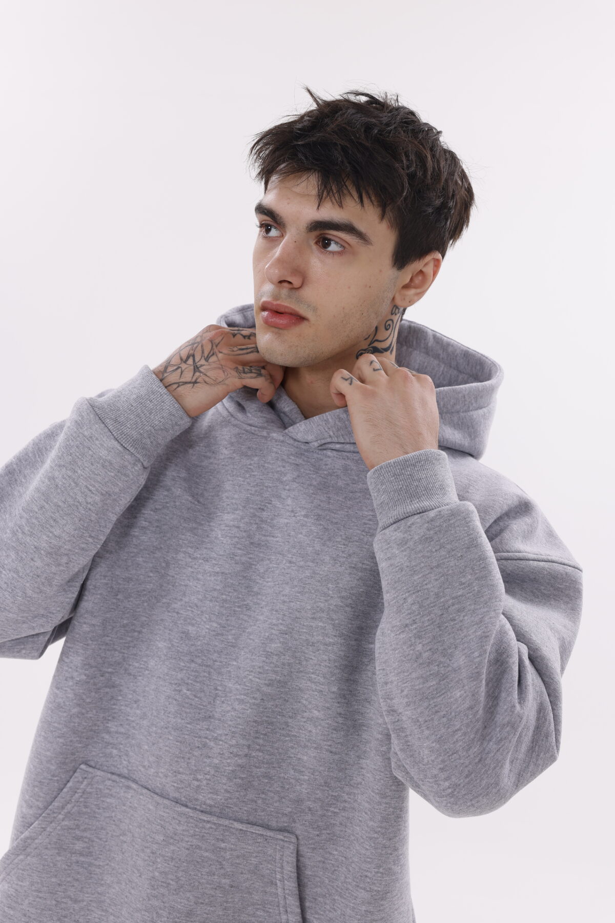Basic Oversize Hoodie's (Düz Renk Kapüşonlu) - Görsel 27