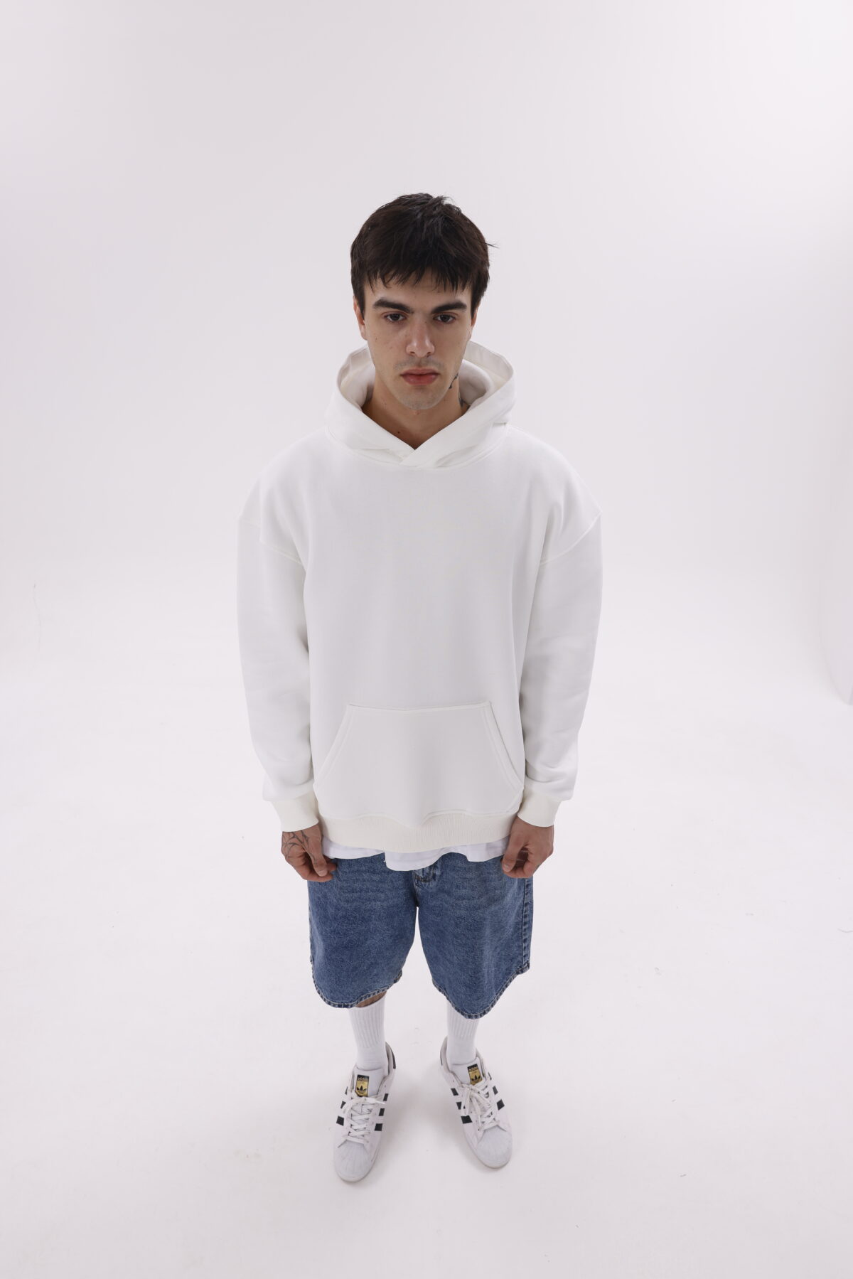 Basic Oversize Hoodie's (Düz Renk Kapüşonlu) - Görsel 23