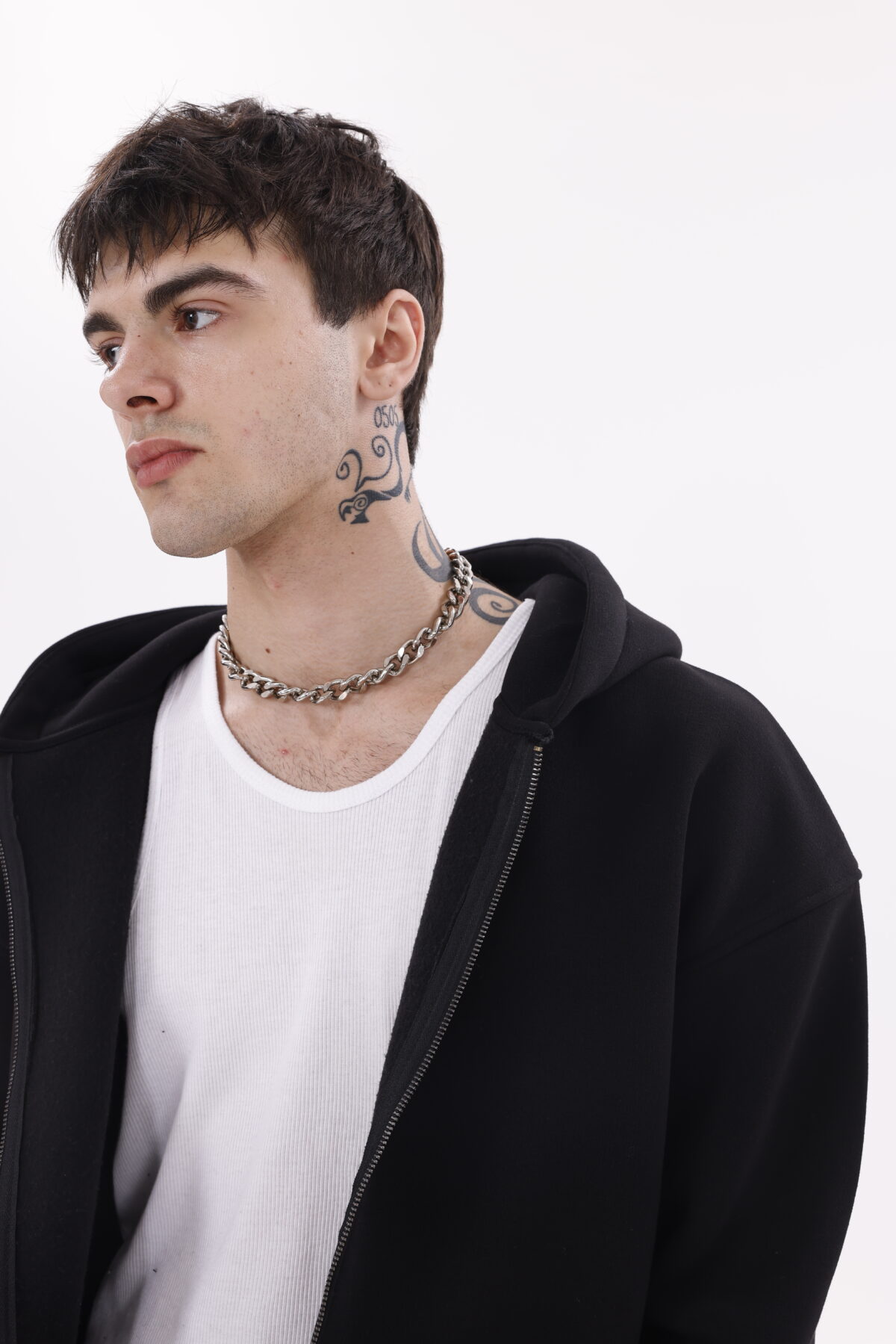 Basic Zipper Oversize Hoodie's (Fermuarlı Kapüşon) - Görsel 6