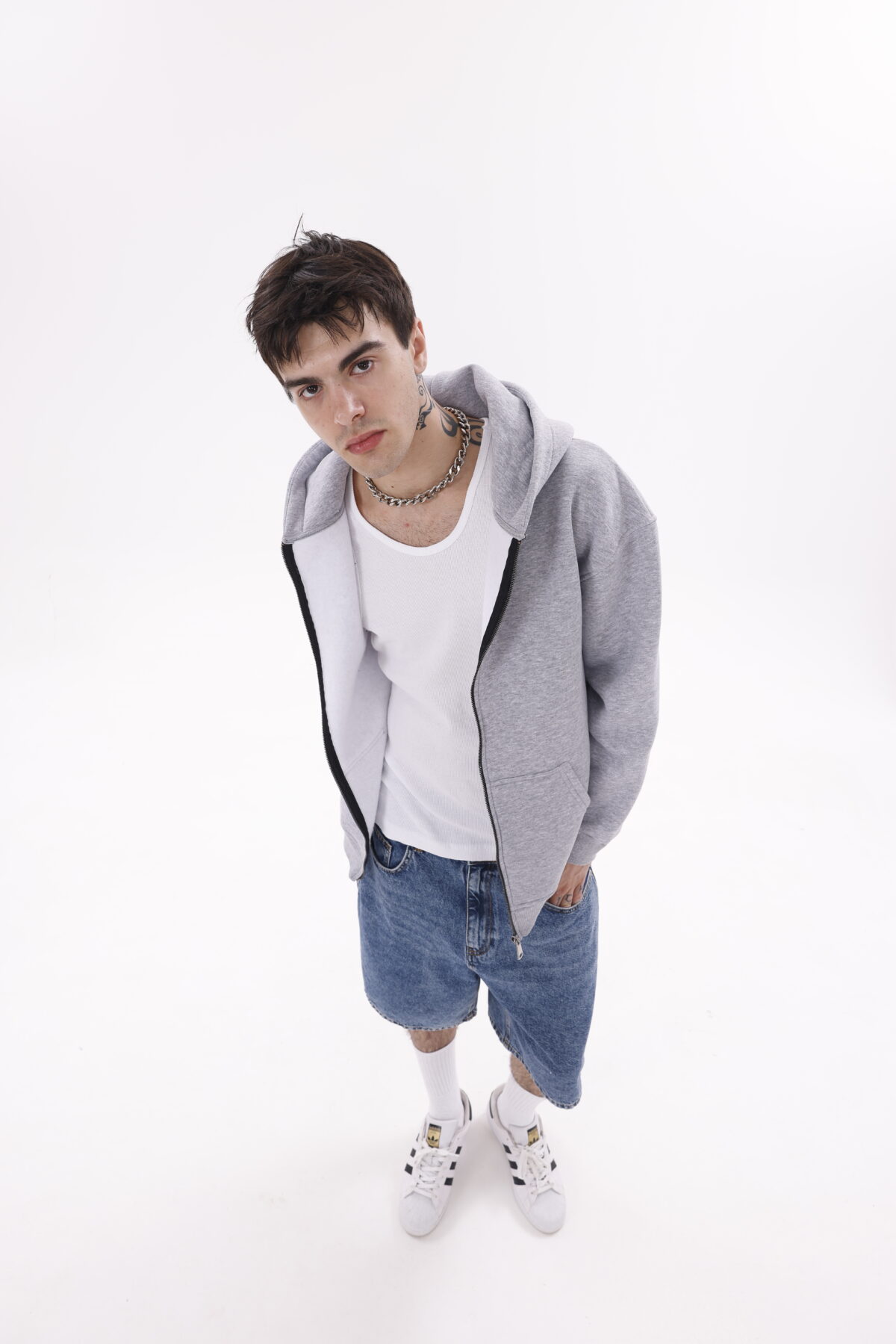 Basic Zipper Oversize Hoodie's (Fermuarlı Kapüşon) - Görsel 11