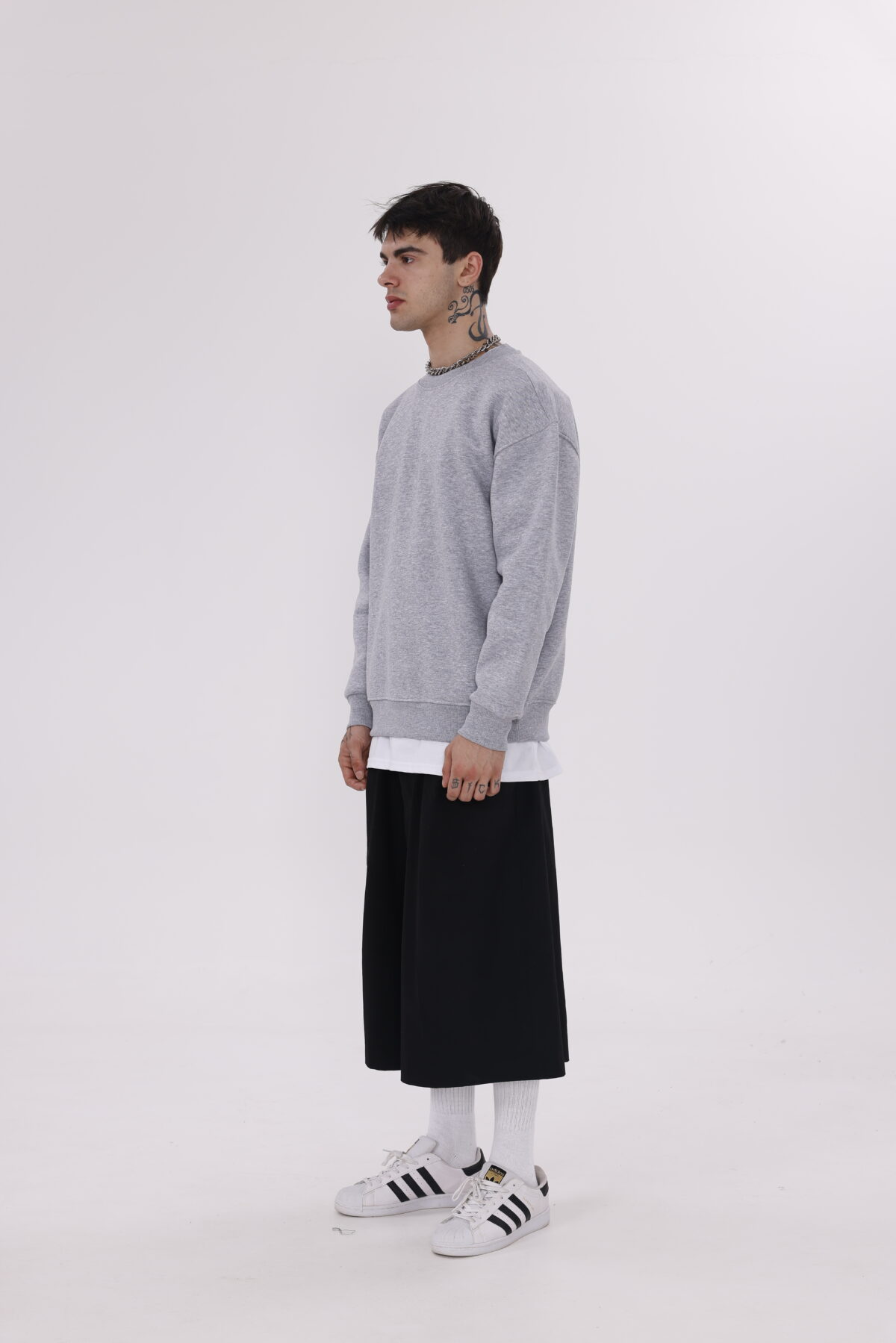Basic Oversize Sweatsirt's (Düz Renk Bisiklet Yaka) - Görsel 12