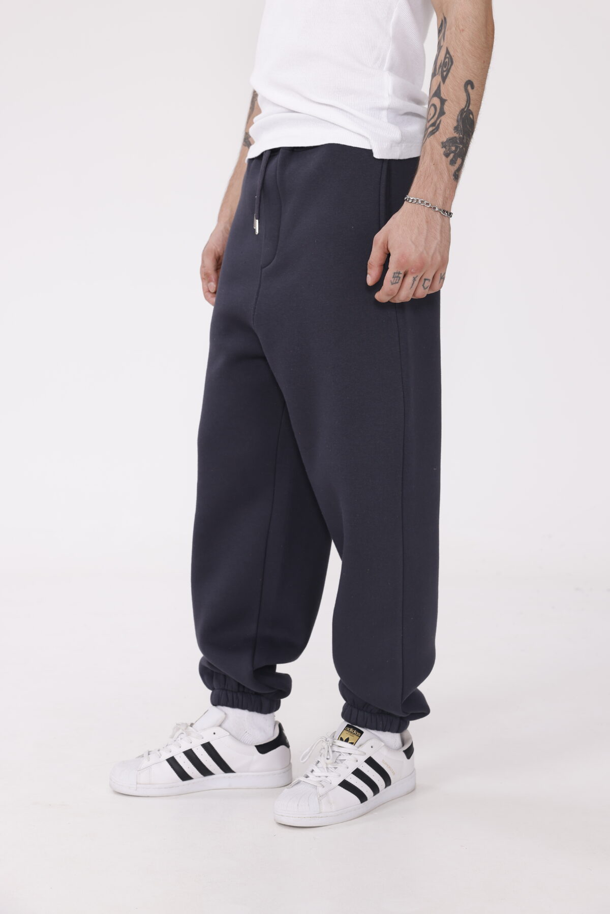Lastik Paça Oversize Eşofman - Görsel 10