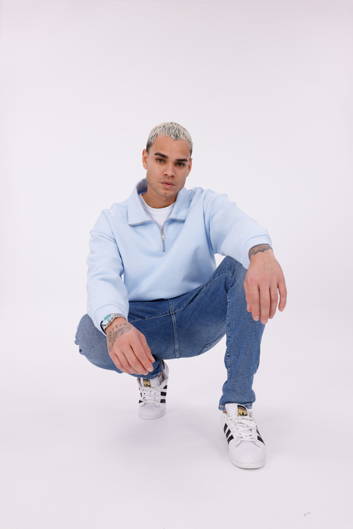 Yarım Fermuarlı Sweatshirt - Görsel 12
