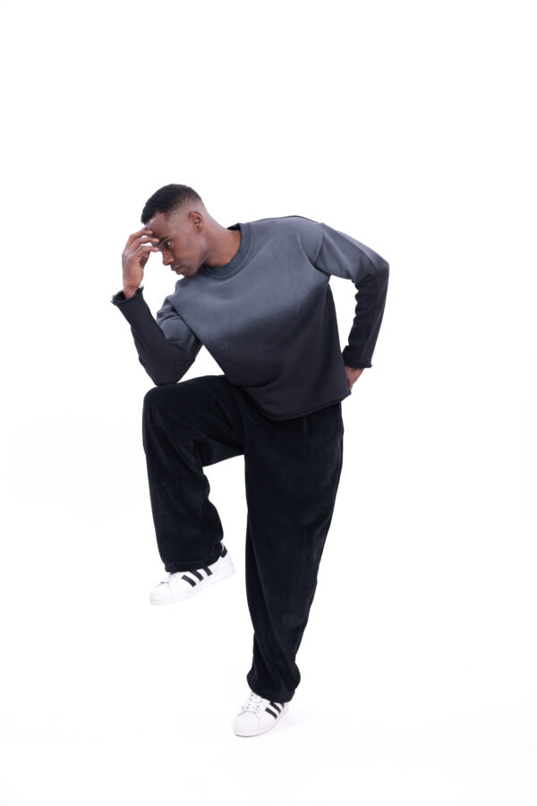 Basic Asit Püskürtme Sweatshirt