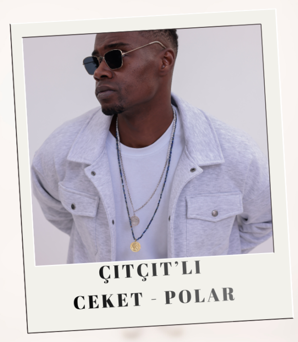 Çıtçıt'lı Ceket-Polar