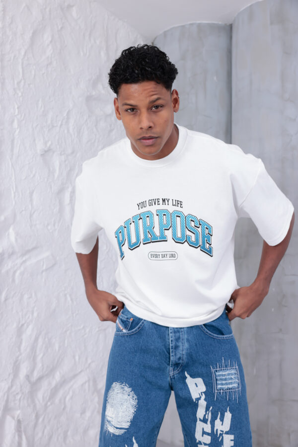 PurPose Baskılı Tişört